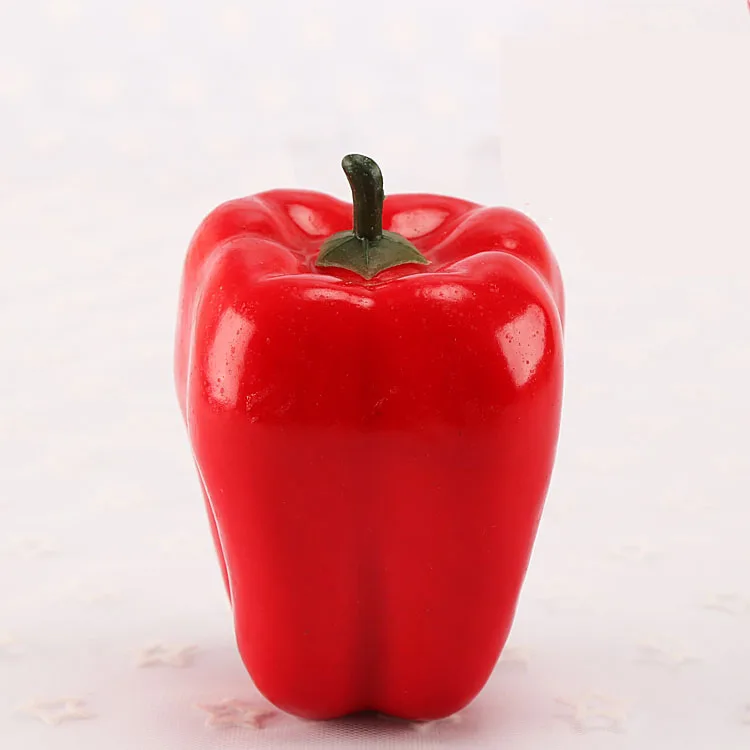 red chili YUYU, мульти-стиль, имитация зеленых овощей, для дома, гостиной, украшение, поддельные фрукты, для отеля, ресторана, сделай сам, настенное украшение, горячая Распродажа - Цвет: red chili