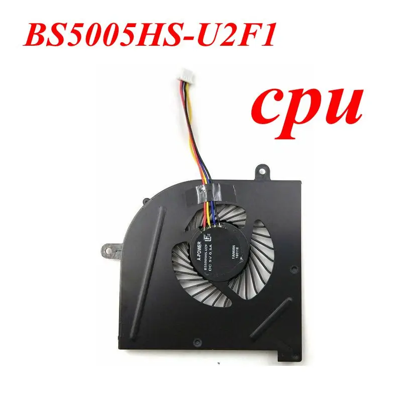 CPU GZEELE охлаждающий вентилятор для ноутбука MSI GS73 GS73VR MS-17B1 GS63VR GS63 Stealth Pro cpu BS5005HS-U2F1 GPU BS5005HS-U2L1 кулер - Цвет лезвия: CPU
