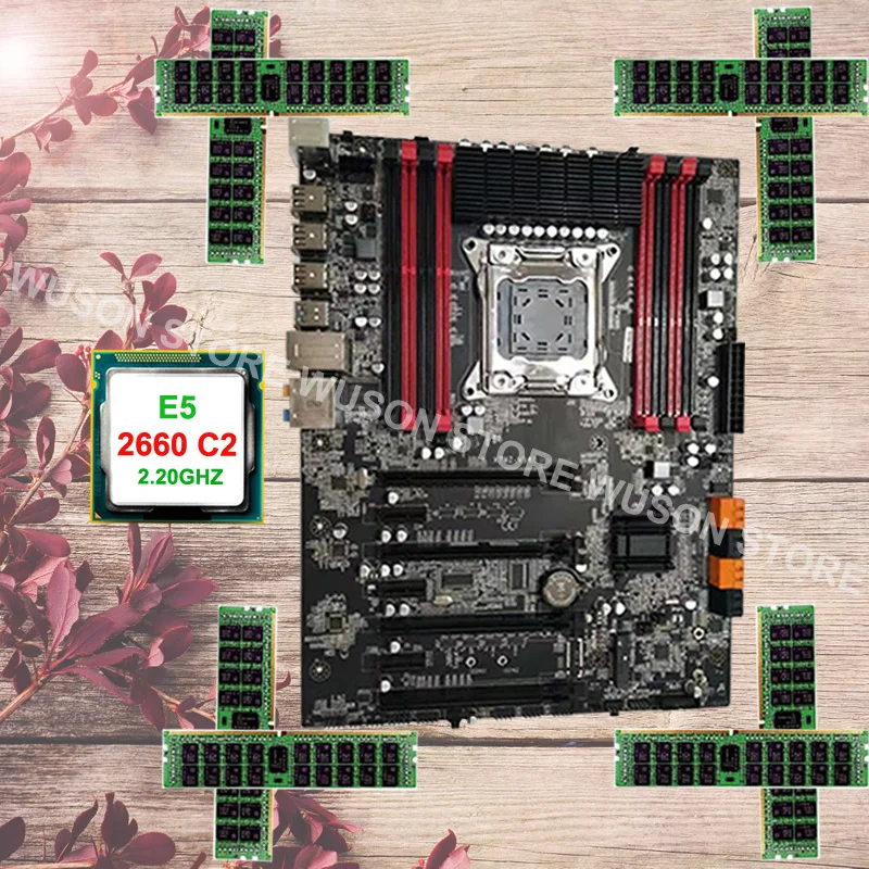 Runing Super X79 LGA2011 материнская плата Процессор RAM set max поддержка 8*16G 1866 память