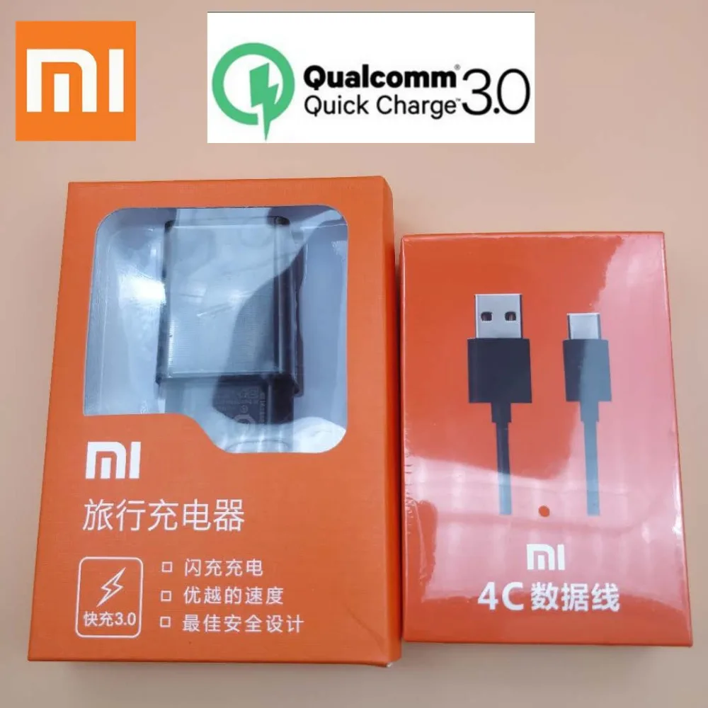 Оригинальное зарядное устройство EU xiaomi mi a2 QC 3 0 Быстрая зарядка быстрое для a1 8 se 6