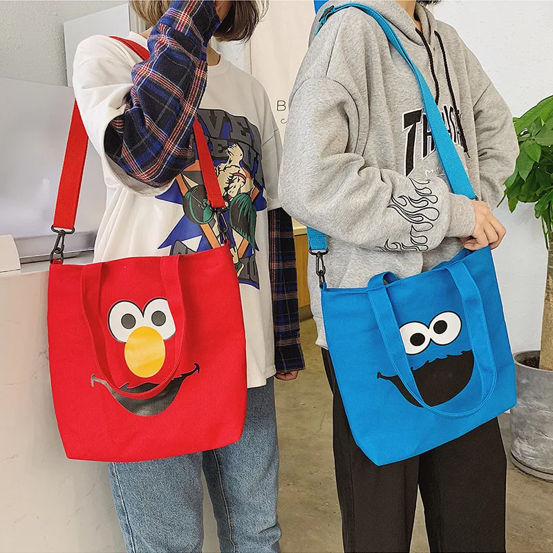 Harajuku Sesame уличная сумка на плечо холщовая дизайнерская роскошная сумка женская сумка через плечо для подростков Женская сумочка Bolsa Feminina