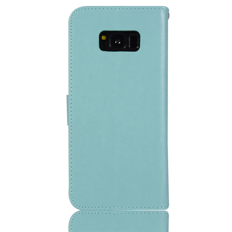 Чехол для Samsung Galaxy S8 Plus чехол с откидной крышкой телефона силиконовый кожаный