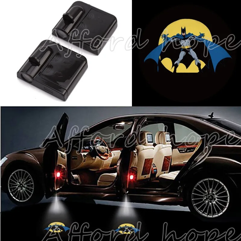 Автомобильная дверная батарея лазерный Темный рыцарь Луна Бэтмен гобо лужа