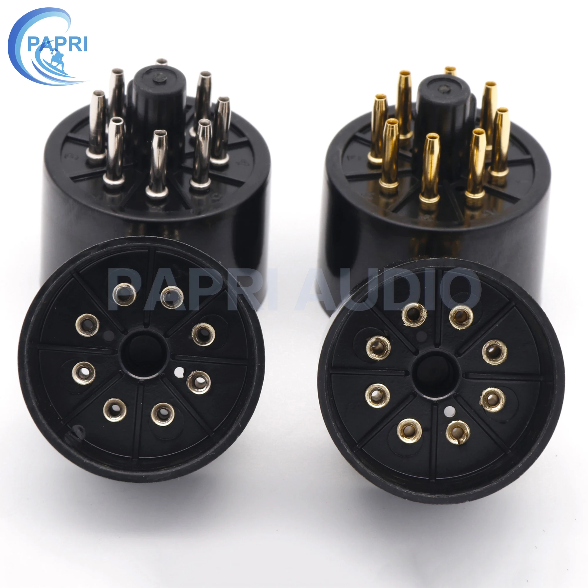PAPRI KT88 8 контактная трубчатая розетка Bakelite позолоченная аудиосистема DIY HIFI