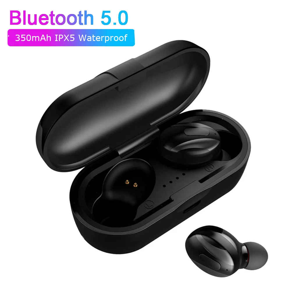 TWS Bluetooth 5 0 беспроводные наушники IPX5 водонепроницаемые мини-наушники-вкладыши Hifi