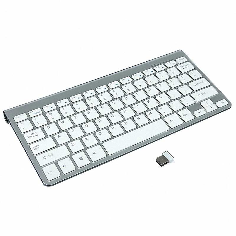 Ультратонкая беспроводная клавиатура Zienstar 2 4G для Ipad MACBOOK ноутбука ПК и планшета