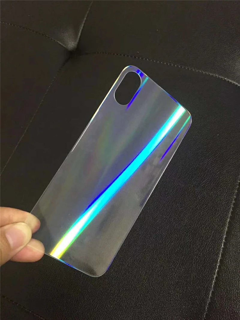 УФ лазерная печать Аврора Блеск пустой ТПУ чехол Крышка для iPhone 11 Pro Max 6s 6 7 8 Plus X Xs Xr XS Max клейкая задняя сторона 10 шт