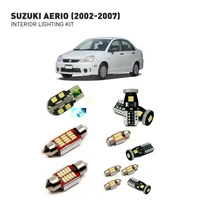 led interior lights for suzuki aerio 2002 2007 8pc led lights for cars lighting kit automotive bulbs canbus