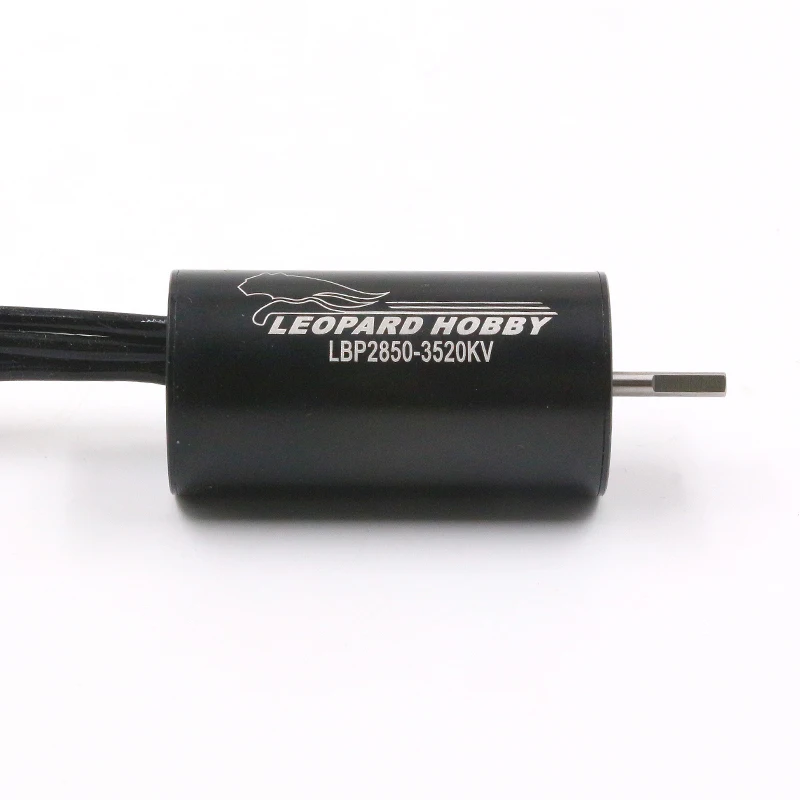 Распродажа Леопардовый LBP2850 бесщеточный inrunner 4-х полюсной Бессенсорный двигатель 2850 3520KV для RC автомобиль лодки