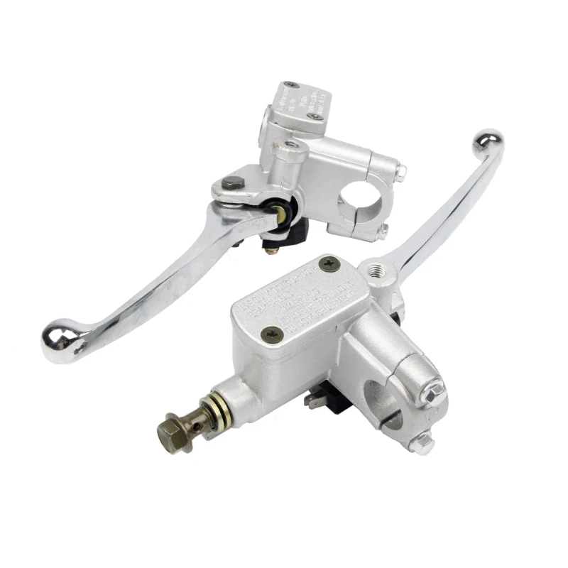 1 Pair Motorcycle Hydraulic Brake Master Cylinder Clutch Lever Right Left Hand |