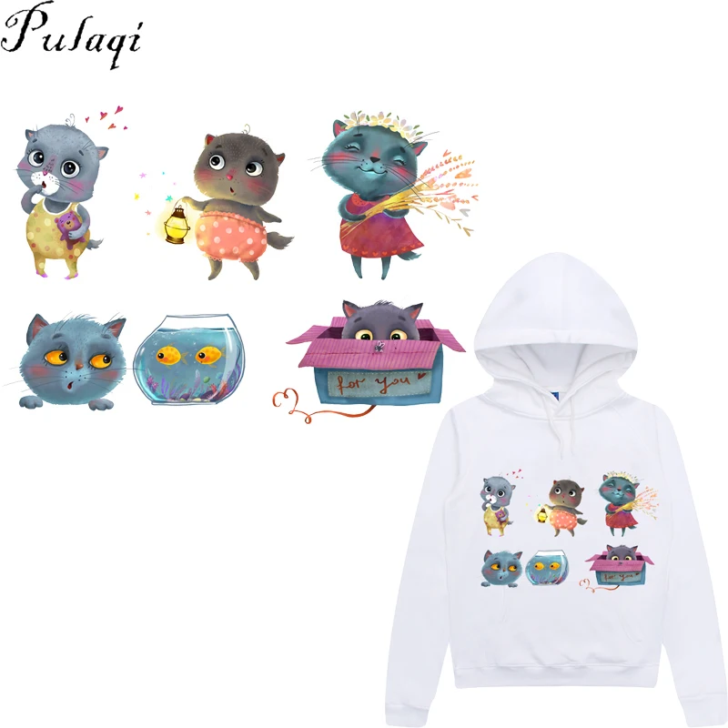 Pulaqi аниме мультфильм животных передачи тепла футболка для художественного