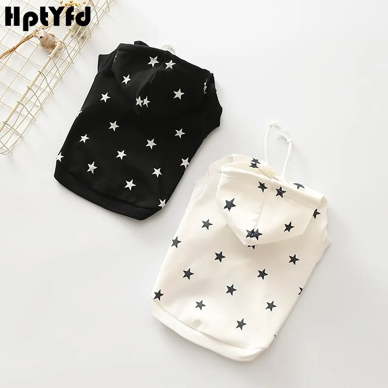 HptYfd модная одежда для домашних животных кошек и собак 100% хлопок толстовка со