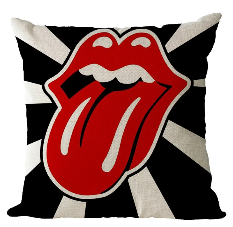 Baolifu традиционные блюз-рок группы классический rolling Камни patterncushion для диван автомобиля кресло Пледы Подушки Домашний Декор B076