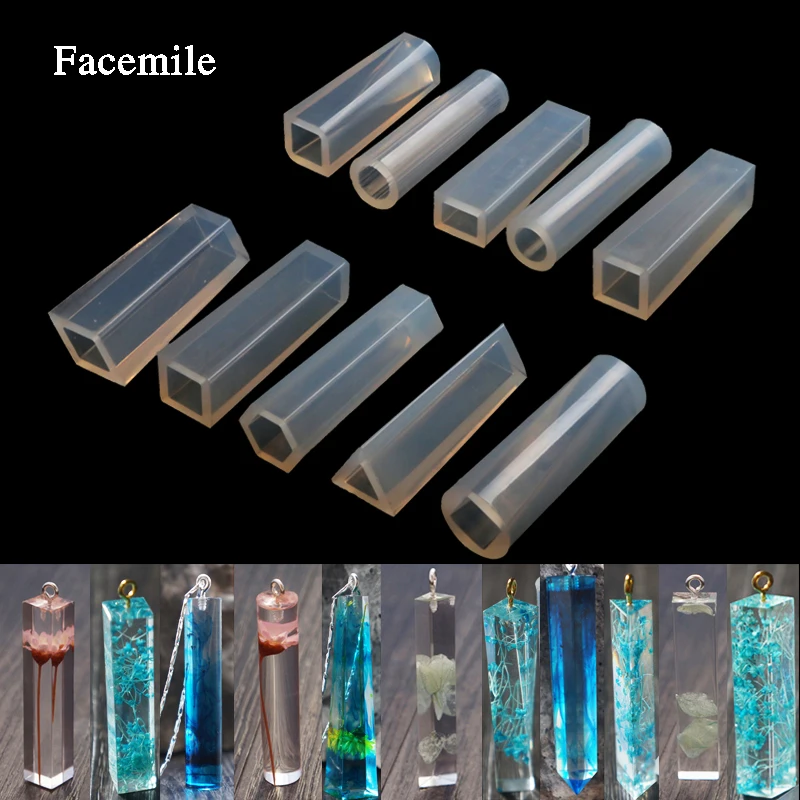 3D геометрическая силиконовая форма Facemile пресс для ювелирных изделий из