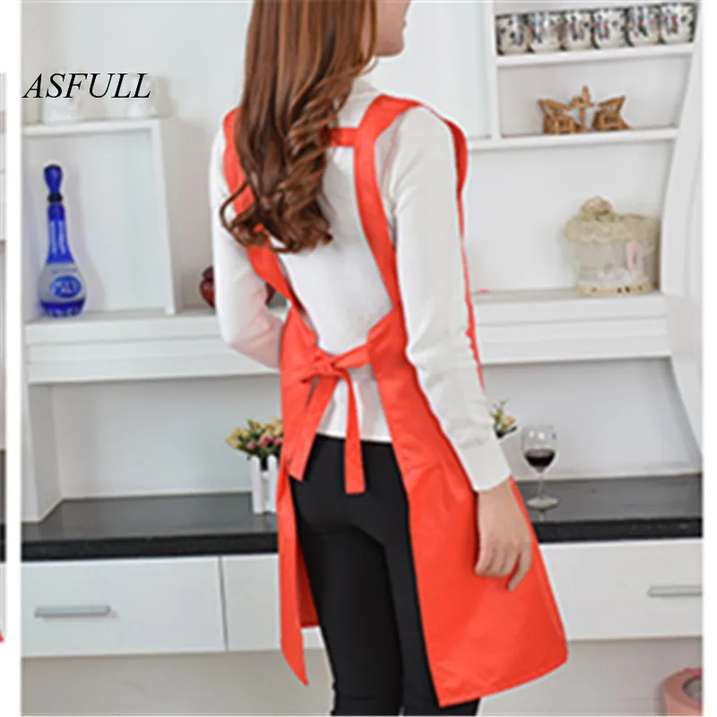 ASFULL 2017 Новый фартук в Корейском стиле рабочая одежда кухонные принадлежности