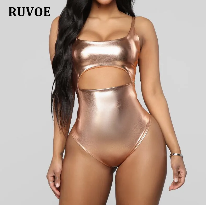 Новое поступление эластичное боди платье блестящее золото комплект из 2