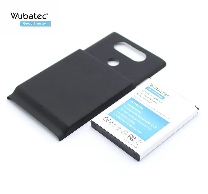 Wubatec 1x6400 мА/ч V20 на Батарея + черная крышка BL 44E1F для LG LS997 F800 VS995 US996 H990 H990DS H910