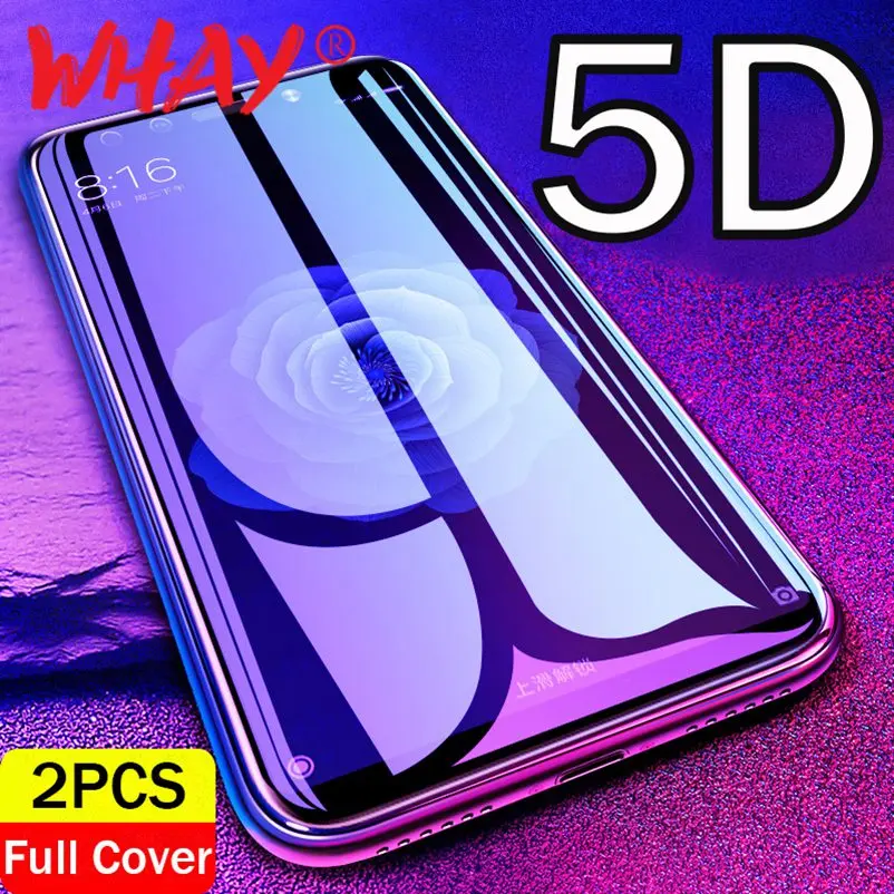 5D стекло для Huawei Mate 10 Lite 2 шт. закаленное с полным покрытием P8 P10 P20 2017 Pro P Smart защита