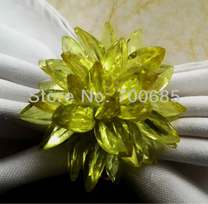 

beaded wedding napkin ring, napkin holder, decoration napkin ring