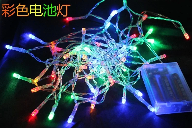 Гирлянда на батарейках 4 м 40 светодиодов мини для рождественской и свадебной