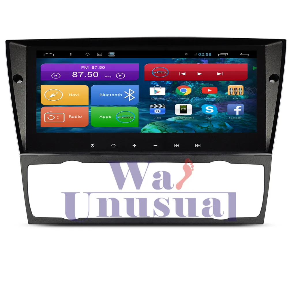 

WANUSUAL 8.8"Quad Core Android 6.0 Car Multimedia Player for BMW E90 Auto 2005 2006 2007 2008 2009 2010 2011 2012 GPS Navigation