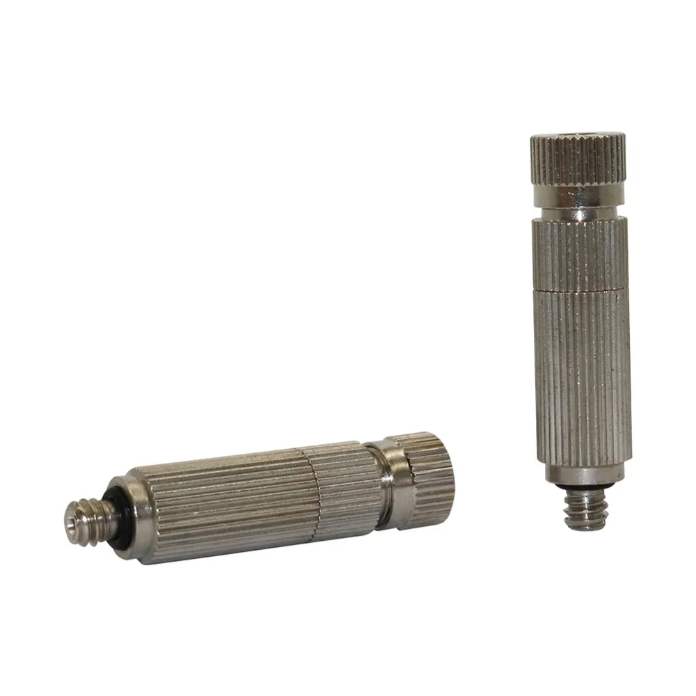 

3/16" Atomization Nozzle with Filter High Pressure Misting Nozzles Industry Agriculture Cooling Humidify Sprayers 30 Pcs