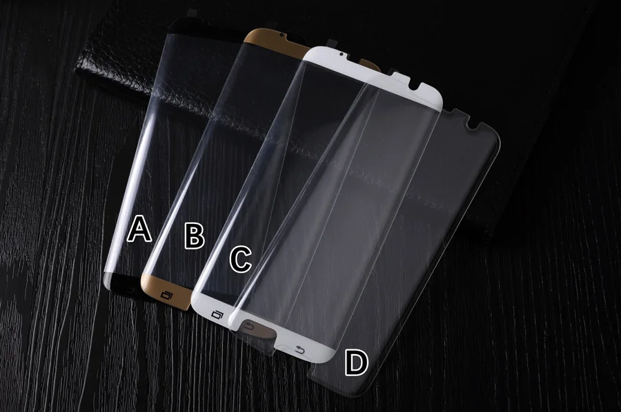 Закаленное стекло LANCASE для Samsung Galaxy S7 Edge защита экрана 9H 3D полное покрытие круглая
