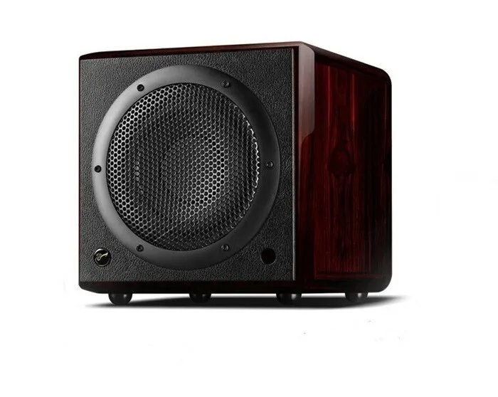 

H10 Sub Active Subwoofer One-way Vented Active Subwoofer Active Speaker Remote Control 85db 4 Ohms Rosewood 10" Woofer