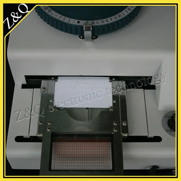 

Manual 75CE character letterpress id pvc card Embosser machine convex and concave integrate