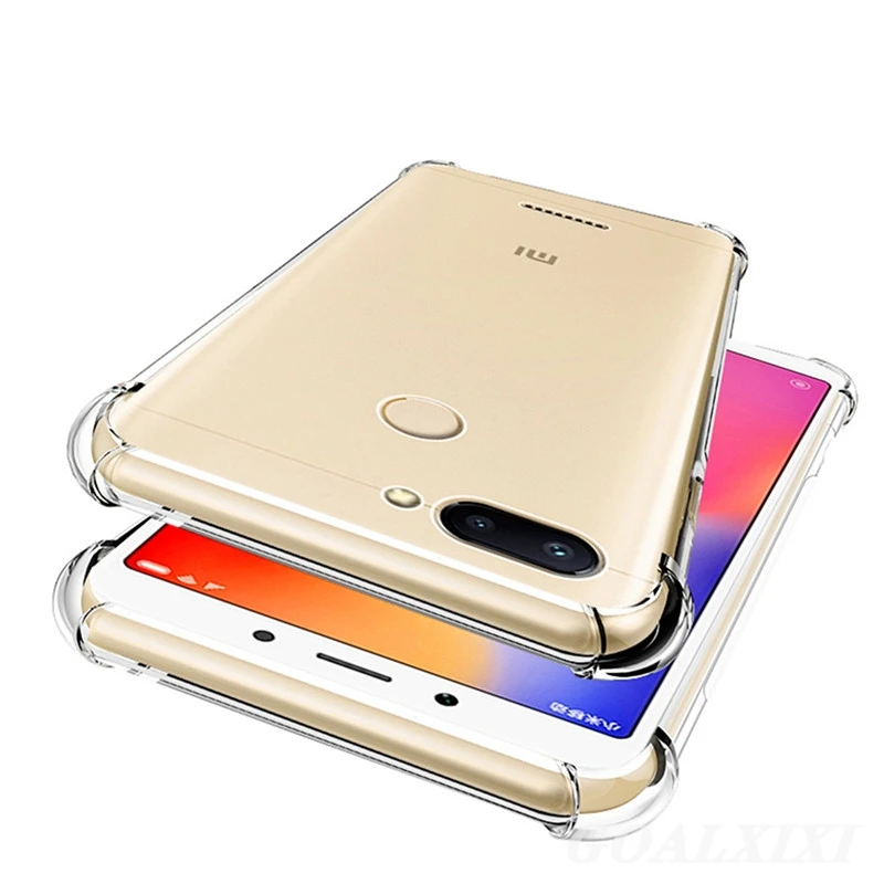 For xiaomi redmi 6 pro Case 6A crystal Clear Transparent Silicone Soft tpu Back cover funda 6a case coque |