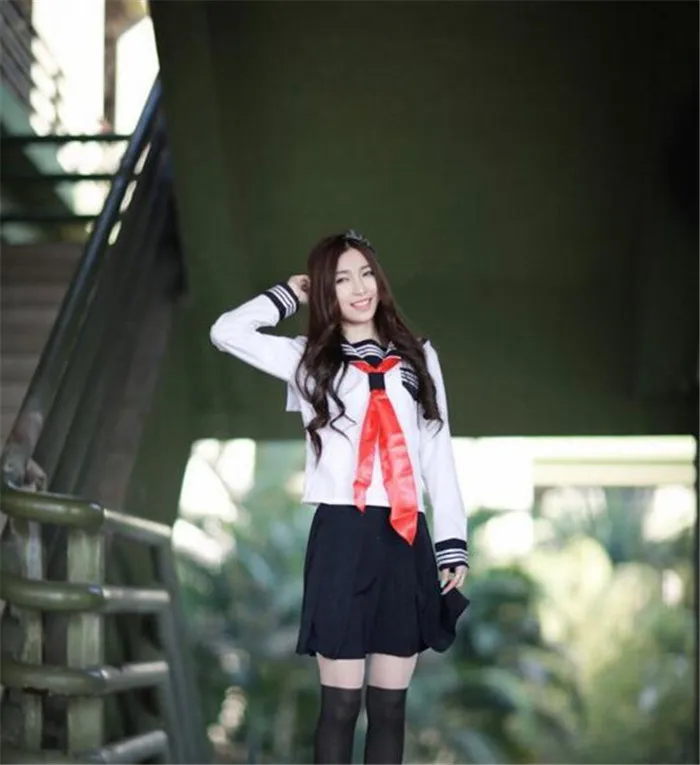 3 дизайн аниме Jigoku Shojo костюм для косплея Hell Girl Enma Ai маскарадный JK Студенческая