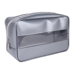 Прямая поставка, дорожная косметичка из ПВХ, женская прозрачная сумка для макияжа на молнии, органайзер для мытья ванной, сумка для макияжа, сумка-тоут, чехол