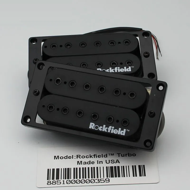 Набор звукоснимателей Rockfield Turbo Black Humbucker|Детали и аксессуары для гитар| |