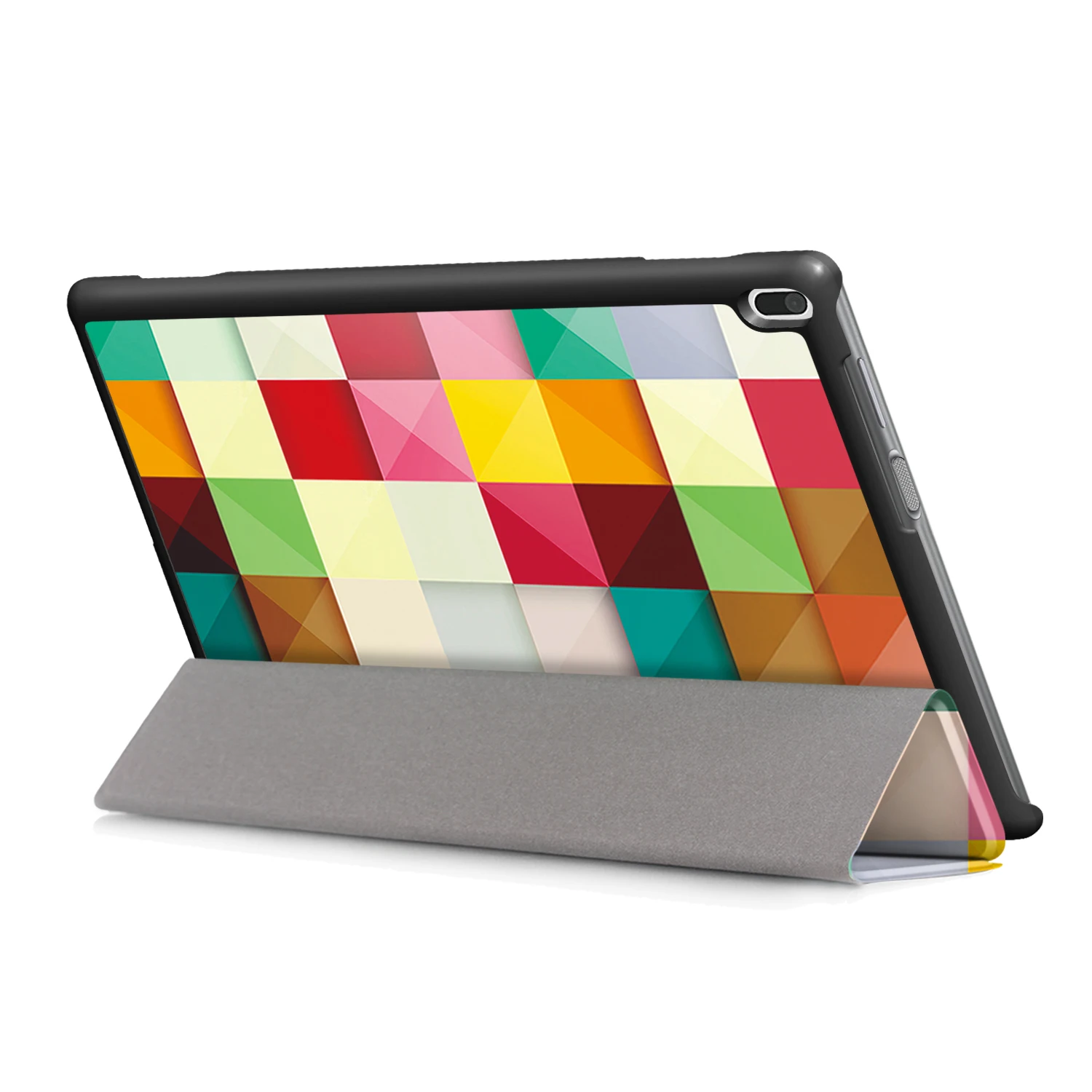 Тонкий умный чехол-подставка для lenovo TAB4 Tab 4 10 X304L TB-X304F TB-X304N 10,0 дюймов Чехол-книжка с принтом из искусственной кожи+ ручка+ пленка - Цвет: Magic cube
