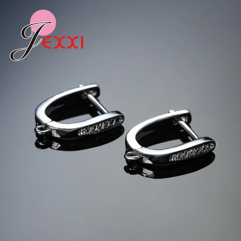Аксессуары для сережек из серебра 925 пробы с микроинкрустацией|earrings leather|earring holder
