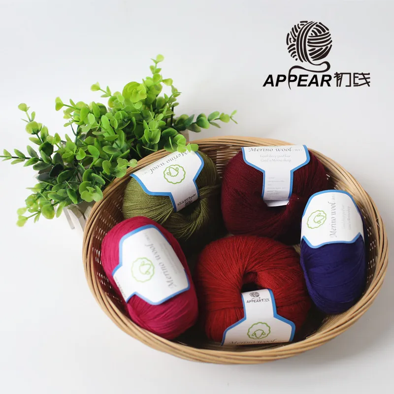50 г/шар кашемир шерстяная пряжа мериносовая шерсть Вязание шерстяной пряжи