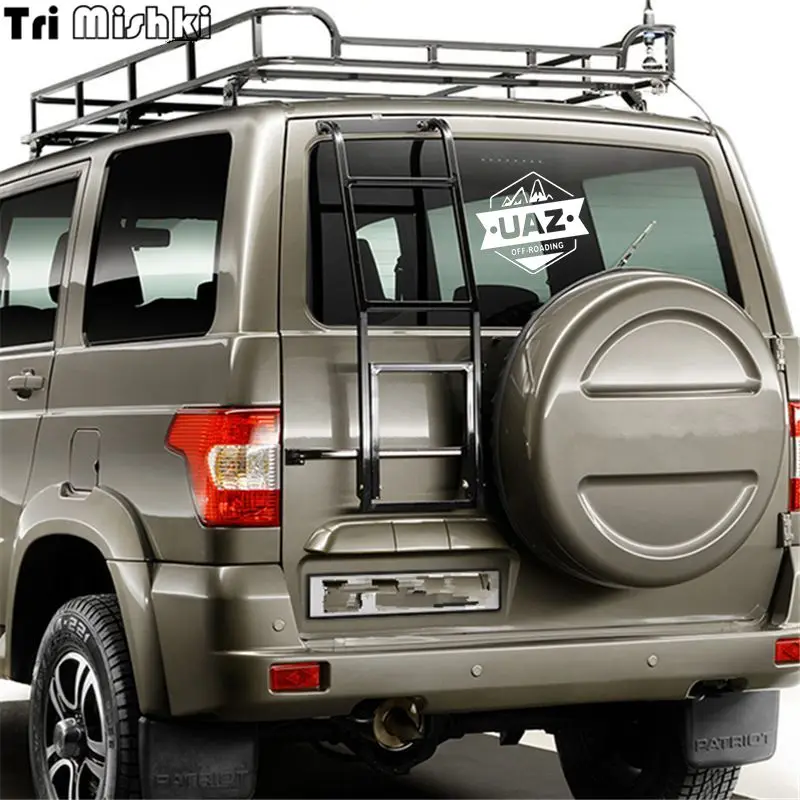 Tri Mishki HZX135 15*16.7см 1 4шт наклейки на авто for uaz hunter 4x4 off road уаз хантер стикеры