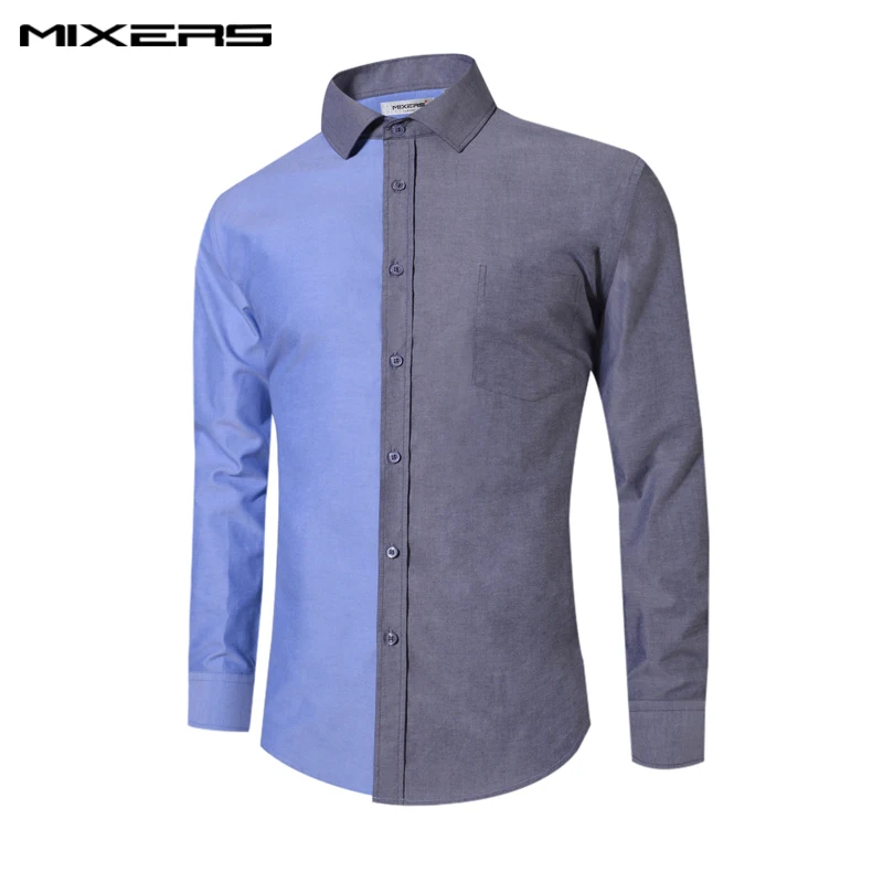 2018 брендовая Роскошная повседневная мужская рубашка с длинным рукавом обычная