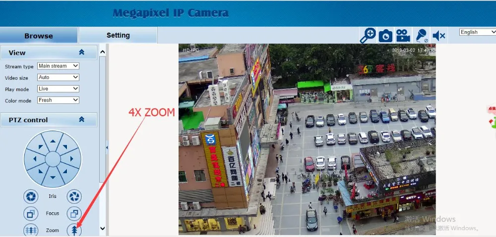 CCTV Открытый безопасности 5MP мини-Купол PTZ камера 4X зум POE ip-камера ночного видения 50 м с для 48 В POE NVR ONVIF P2P мобильный вид