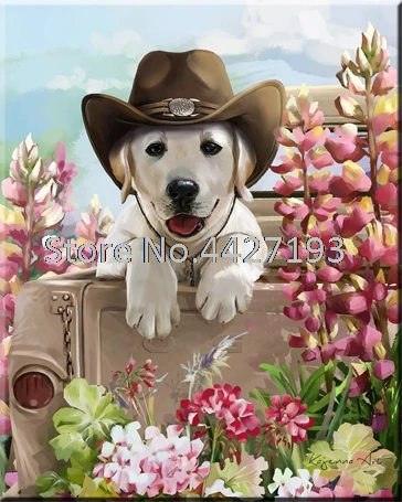 5d diamond painting christmas animal diamant accessoires full rhinestone embroidery diy Mosaic dog flowers | Дом и сад