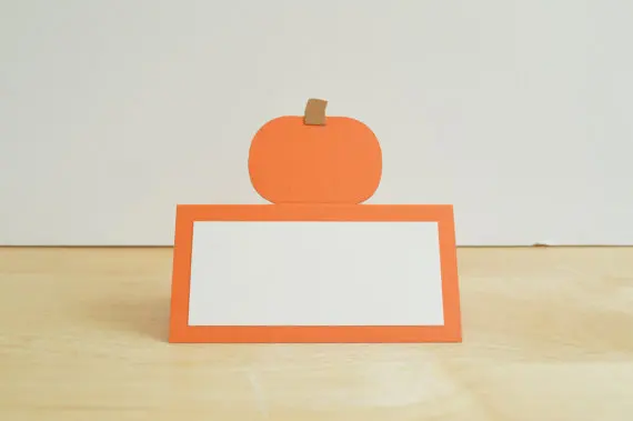 День Благодарения Турция-тыква-лист-осень палатки место карты свадебные детские