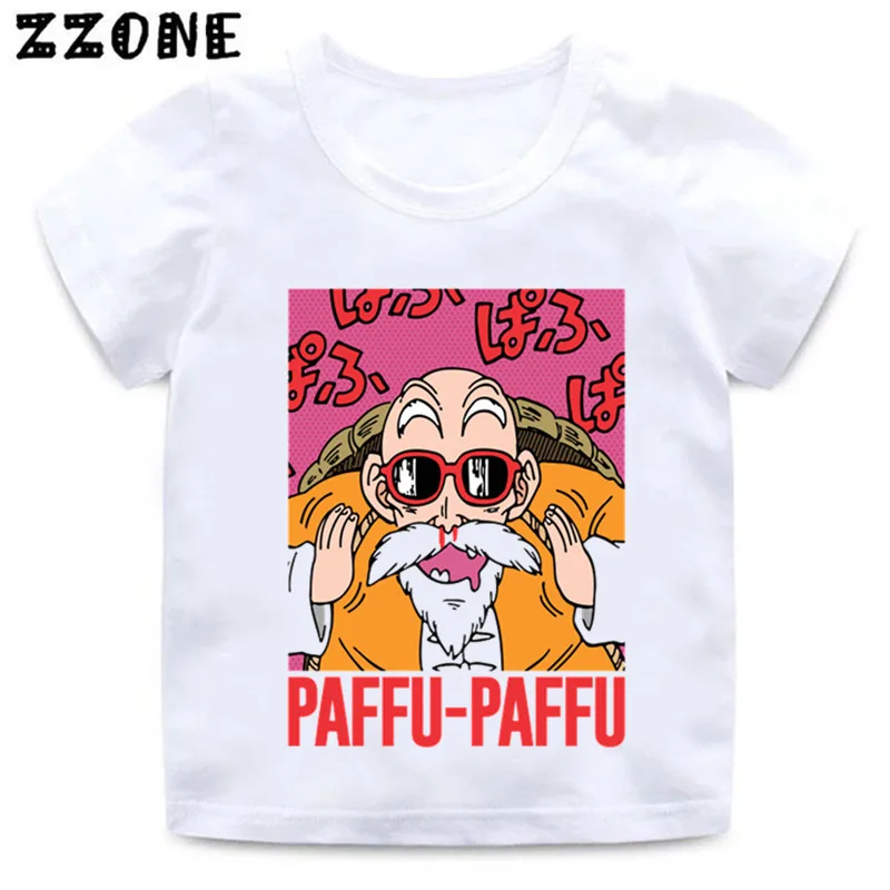 Футболка с принтом аниме Жемчуг дракона для мальчиков и девочек детская забавная