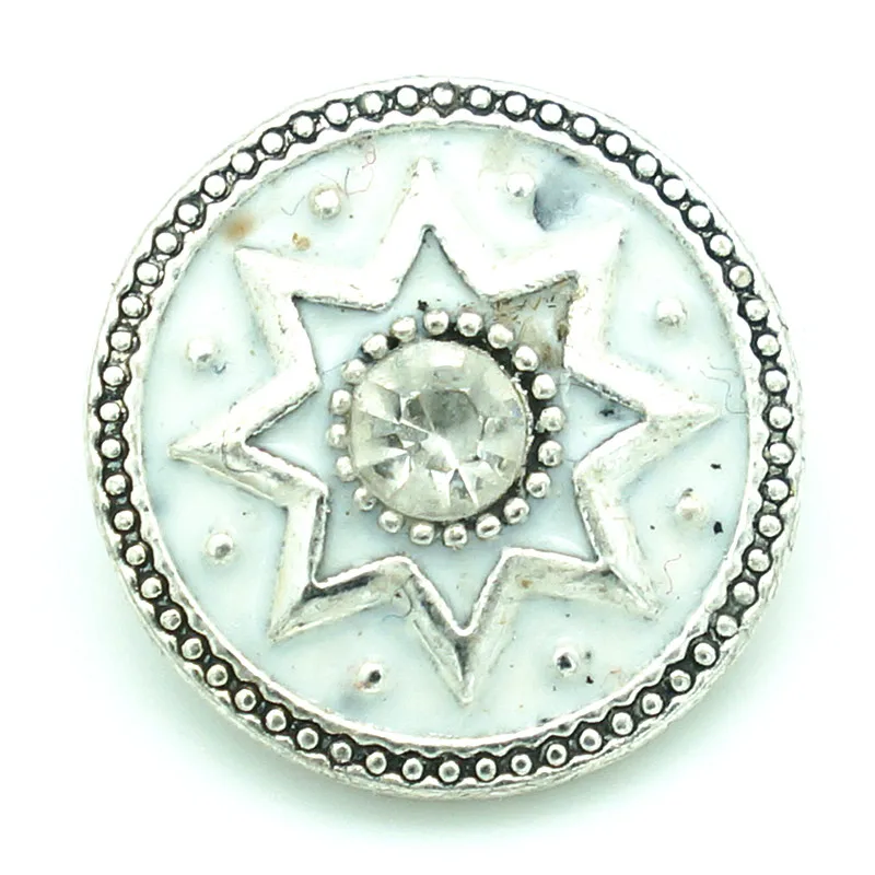 Модные красивые масляные звезды 18 мм Металлические Кнопки подходят для DIY