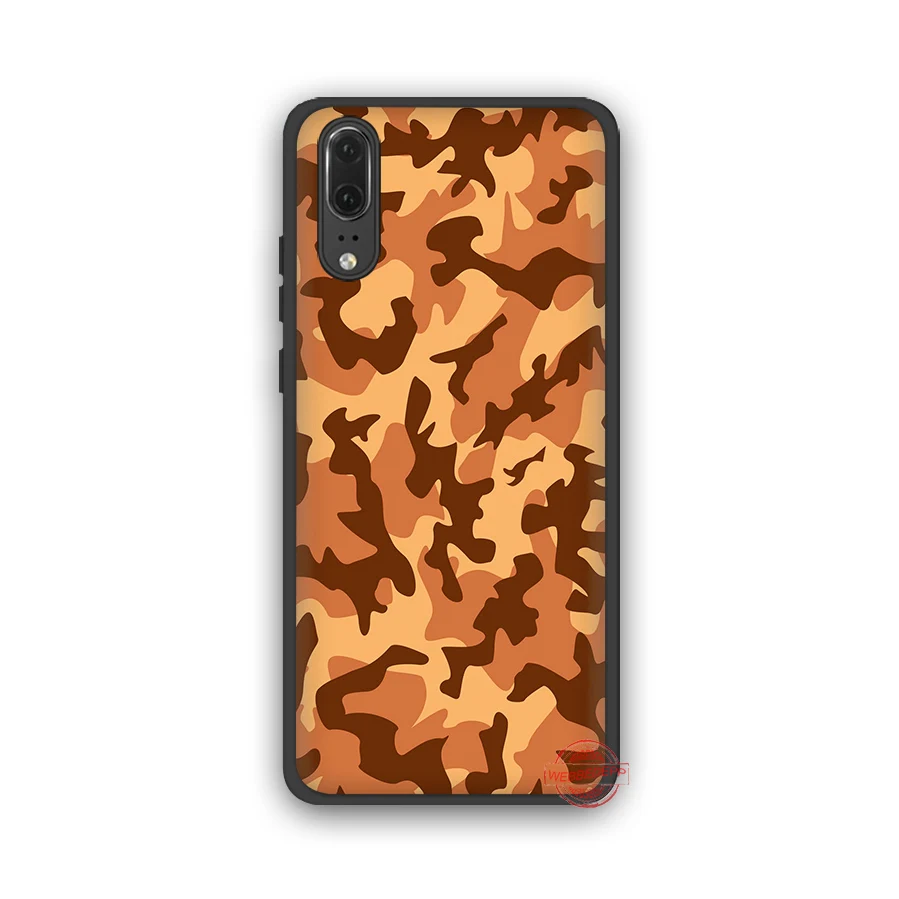 WEBBEDEPP Camouflage Pattern Camo Army Soft Case for Huawei P8 P9 P10 P20 P30 Lite Pro 2017 2018 2019 Cover | Мобильные телефоны и