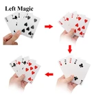 4 карты от 7 до 2 трансформатор магические трюки магический реквизит крупным планом улица волшебный трюк игральные карты аксессуары Комедия