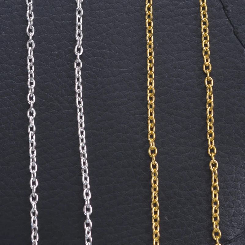 

10Pcs 25.5 Inch Lenght Brass Link Cross Chain Findings With Necklace Jewelry Finding Chain Connectors