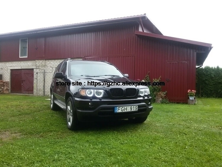 Для Lada Priora VAZ 2170 2171 2172 ультра яркий дневной свет DRL CCFL ангельские глазки Demon Eyes комплект Теплый Белый Halo Кольцо