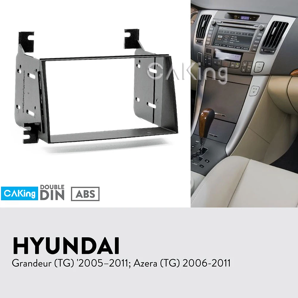 Автомобильная Радио панель для Hyundai Grandeur (TG) 2005 2011 Azera 2006 Dash Kit приборная пластина