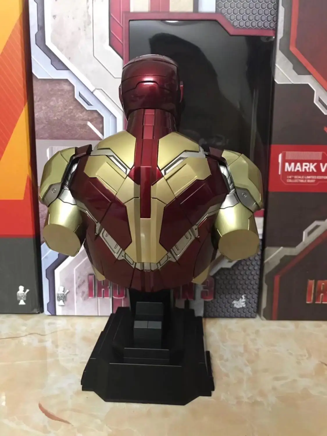 Новый хит! Железный человек 3 Mark MK 42 MARK 43 1/4 масштаб VII бюст со светодиодной