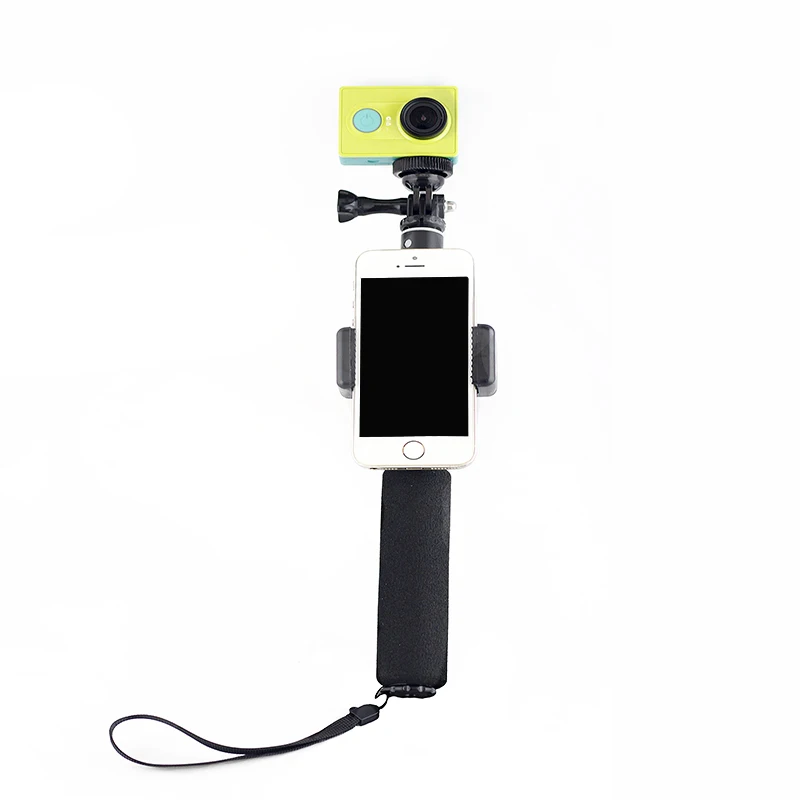 Селфи палка 2 в 1 монопод с зажимом для телефона крепление Gopro hero 5 аксессуары экшн